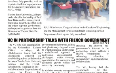 ACCREDITATION: TSUJ HOSTS NUC TEAMS