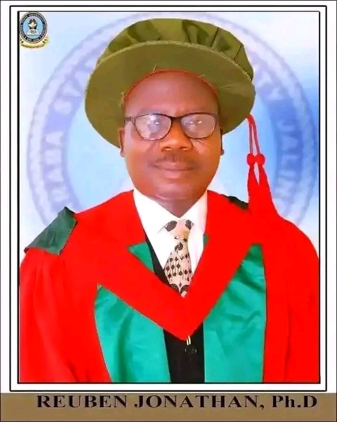 MEET THE NEW DVC ADMINISTRATION OF TARABA STATE UNIVERSITY, JALINGO (TSUJ) DR. REUBEN JONATHAN